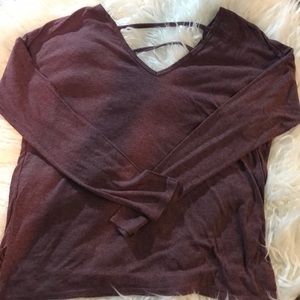 Maroon long sleeve shirt. Super soft
